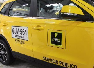 Tarifas taxi 2021 Bogotá